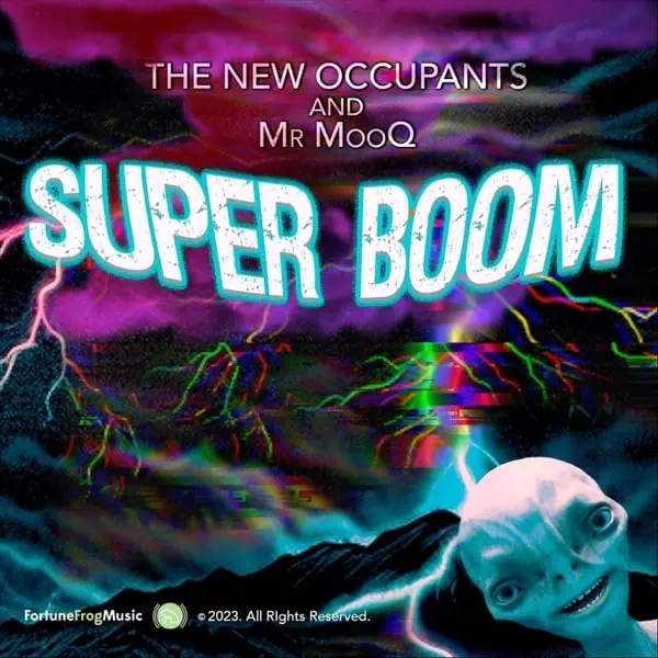 KI trifft Rockmusik: ‚Super Boom‘ von The New Occupants und Mr MooQ entführt in eine futuristische Klangwelt (Video) [ Electro | Rock | Crossover ]