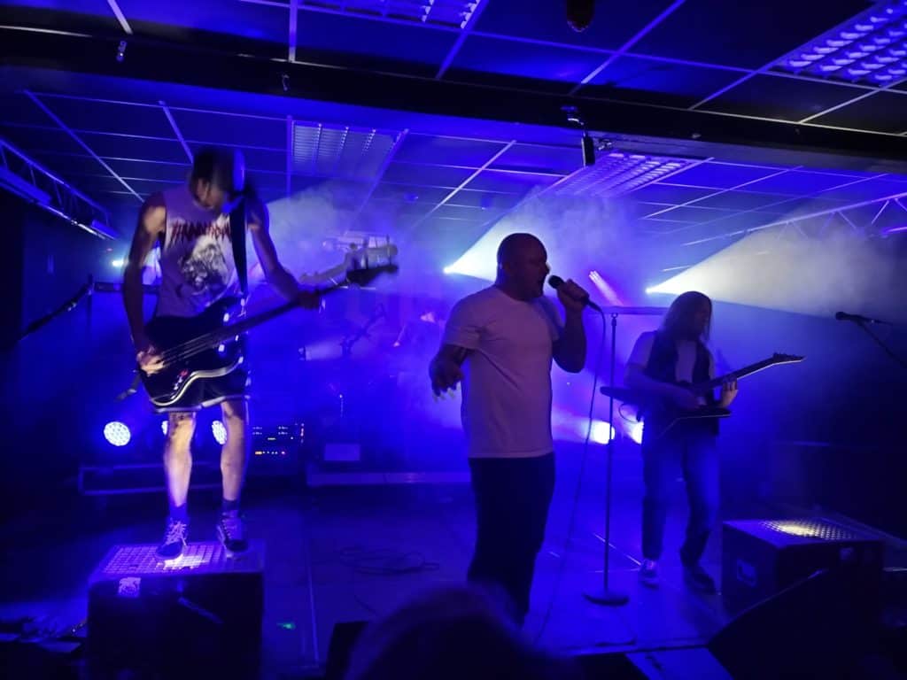 Stepfather Fred beim Konzert in Wofenbüttel